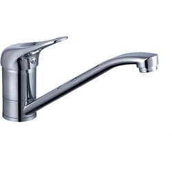 SCHÜTTE Spültischarmatur »Porto«, Messing, glänzend, 1⁄2" - silberfarben