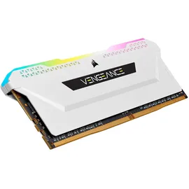 Corsair Vengeance RGB PRO SL 32GB (2x16GB) DDR4 3200 (PC4-25600) C16 1.35V Desktop Memory - Weiß