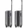 bergpfeil Travel Cabin Trolley S 4-Rollen 55 cm / 41 l grau/silber