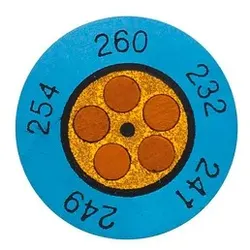 testo testoterm Mini-Indikatoren Temperaturfühler blau