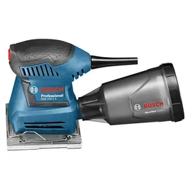 Bosch GSS 140-1 A ohne Akku + Staubbox inkl. Microfilter, 2x Schleifblatt, 1x Schleifplatte, Lochwerkzeug