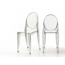 Kartell Victoria Ghost Stuhl kristall