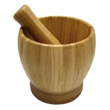 KING HOFF Bambus Holz Mörser 11.5cm KINGHOFF KH-1617