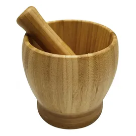 KING HOFF Bambus Holz Mörser 11.5cm KINGHOFF KH-1617