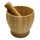 KING HOFF Bambus Holz Mörser 11.5cm KINGHOFF KH-1617