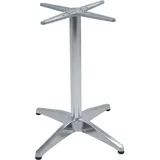 Garden Pleasure Tischgestell Brenta 66 cm x 66 cm Aluminium silber