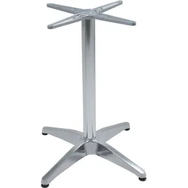 Garden Pleasure Tischgestell Brenta 66 cm x 66 cm Aluminium silber