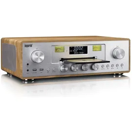 Imperial DABMAN 280CD Tischradio DAB+, UKW DAB+, CD, Bluetooth®, USB Silber