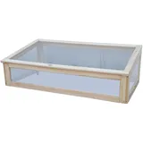 Promadino Frühbeetaufsatz 100 x 50 x 32 cm Natur