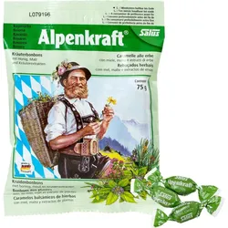 Alpenkraft Kräuterbonbons mit Honig + Malz Salus 75 G