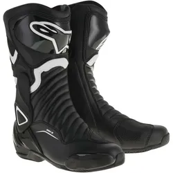 Alpinestars SMX-6 V2 Motorradstiefel schwarz / weiß 39