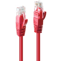 LINDY 48031 0.5m Cat.6 U/UTP Netzwerkkabel, Rot
