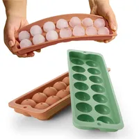 Blumtal Eiswürfelformen Silikon 3er Set - 14er Eiswürfelform mit