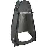Pop Up Umkleide Zelt grau - 190 x 110 cm - Camping Toilette Strand Dusch Kabine