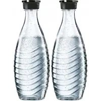 2x SodaStream Glaskaraffe 0,6 L Flasche - Transparent