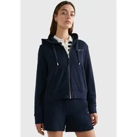 Tommy Hilfiger Kapuzensweatjacke »1985 REG MINI CORP ZIP Hoodie von dem Jahr 1985 inspiriert, Gr. S (36), Desert sky) - S