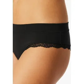 SCHIESSER Unique Cotton Brasilslip Schwarz 48