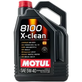 Motul 8100 X-CLEAN 109226 5W-40 5 l