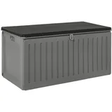 GRINDI IN THE GARDEN Gartenbox Kissenbox Auflagenbox - Cygnus 270 Liter - grau