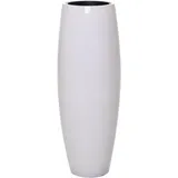 Vivanno Bodenvase Magnum Weiß Hochglanz - 80x23