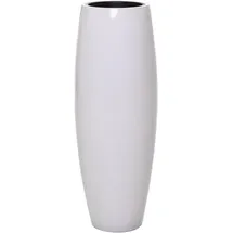 Vivanno Bodenvase Magnum Weiß Hochglanz - 80x23