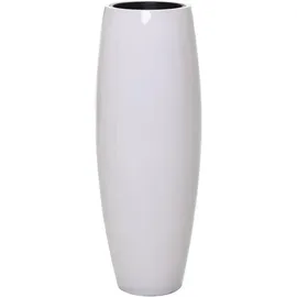 Vivanno Bodenvase Magnum Weiß Hochglanz - 80x23
