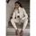 bench. loungewear Sweatjacke Damen beige meliert Gr.40/42