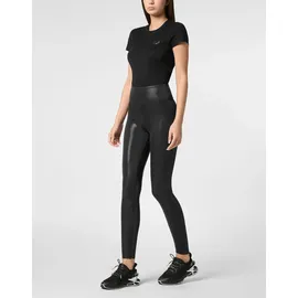 Plein Sport Scratch Leggings Schwarz XL