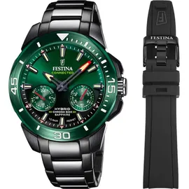 Festina Chrono Bike Connected 47 mm grün/schwarz