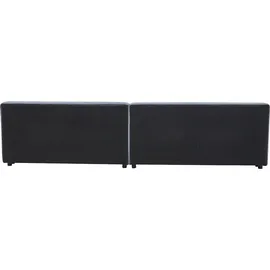 Home Deluxe Bett mit Ablage GALAXIS Größe: 270 x 200 cm Farbe: Grau Bett Mit Matratze 180x200 -