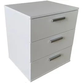 Hti-Living Nachtschrank Nina 45 x 38 x 53 cm Weiß
