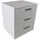 Hti-Living Nachtschrank Nina 45 x 38 x 53 cm Weiß