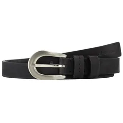 TOM TAILOR Damen TTELLA Gürtel aus robustem Büffelleder, schwarz, Uni, Gr. 95