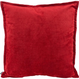 H.O.C.K. Dekokissen »Bizantina«, mit spürbar weicher Oberfläche, Kissenhülle mit Füllung, 1 Stück rot