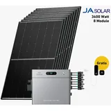 Balkonkraftwerk Balkonkraftwerk Balkonstrom Balkonkraftwerk 3600W Solaranlage mit Speicher | 2xSolarmodul Bifazial | Zendure SolarFlow 2400 Pro - 0 % MwSt. (gem. § 12 Abs. 3 UStG)