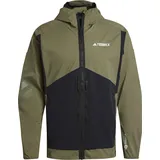 Adidas Terrex Techrock Softshelljacke Olive Strata / Black XL