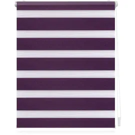 Lichtblick Duo Rollo / Doppelrollo Klemmfix 55 x 150 cm brombeer