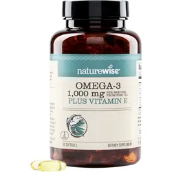 Omega-3 Fischöl + Vitamin E (60 Weichkapseln)