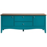 Inter-Furn Lissabon Blau, Dunkelbraun, - 140x58x42 cm