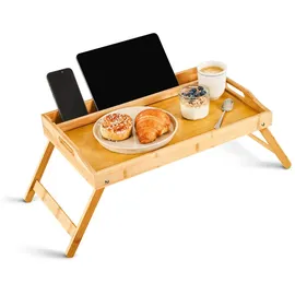 Blumtal Betttablett Natur, Holz, 30x6x50 cm Tischkultur - Servieren, Tabletts