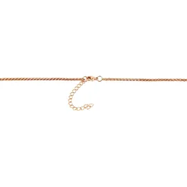 Adelia's Kordelkette Damen Edelstahl Gold 80 cm