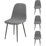 tintoke 4 Stück Stretch stuhlhussen, Langlebig Stretch stuhlhussen, Stuhlhusse für Muschelstühle, Stuhlhussen für Schalenstühle Abnehmbarer, geeignet für Hotel-, Bankett-, Hochzeits-, Partydekoration