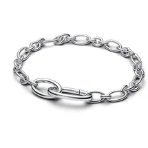 Pandora Ovale Gliederarmband aus Sterling Silber 594678C00 Größe 20 cm