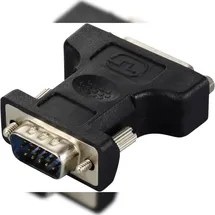 Renkforce RF-6667626 DVI / VGA Adapter [1x DVI-Buchse 24+5pol. - 1x VGA-Stecker] Schwarz schraubbar