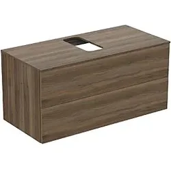 Ideal Standard Adapto Waschtisch-Unterschrank U8597FW 1050x502x505mm, 2 Auszüge, Walnuss Dekor