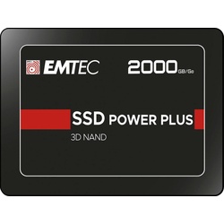 EMTEC X150 SSD 2TB externe HDD-Festplatte (2 TB) 2,5″ 550 MB/S Lesegeschwindigkeit, 330 MB/S Schreibgeschwindigkeit schwarz