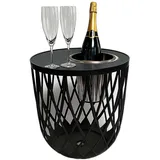 cootab cooler table Dubai Schwarz Kunststoff 45 x 45 x 45 cm