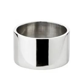 Edzard 4er Set Teelichthalter Franz, Edelstahl hochglanzpoliert, Durchmesser 4 cm, Höhe 2,5 cm