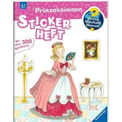 RAVENSBURGER 32680 Wieso? Weshalb? Warum? Stickerheft: Prinzessinnen