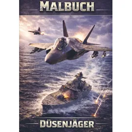Brave New Books Malbuch, Düsenjäger